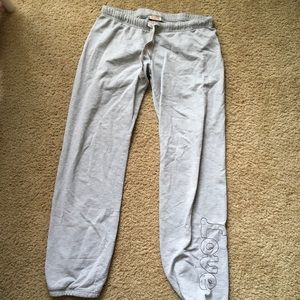Grey sweats